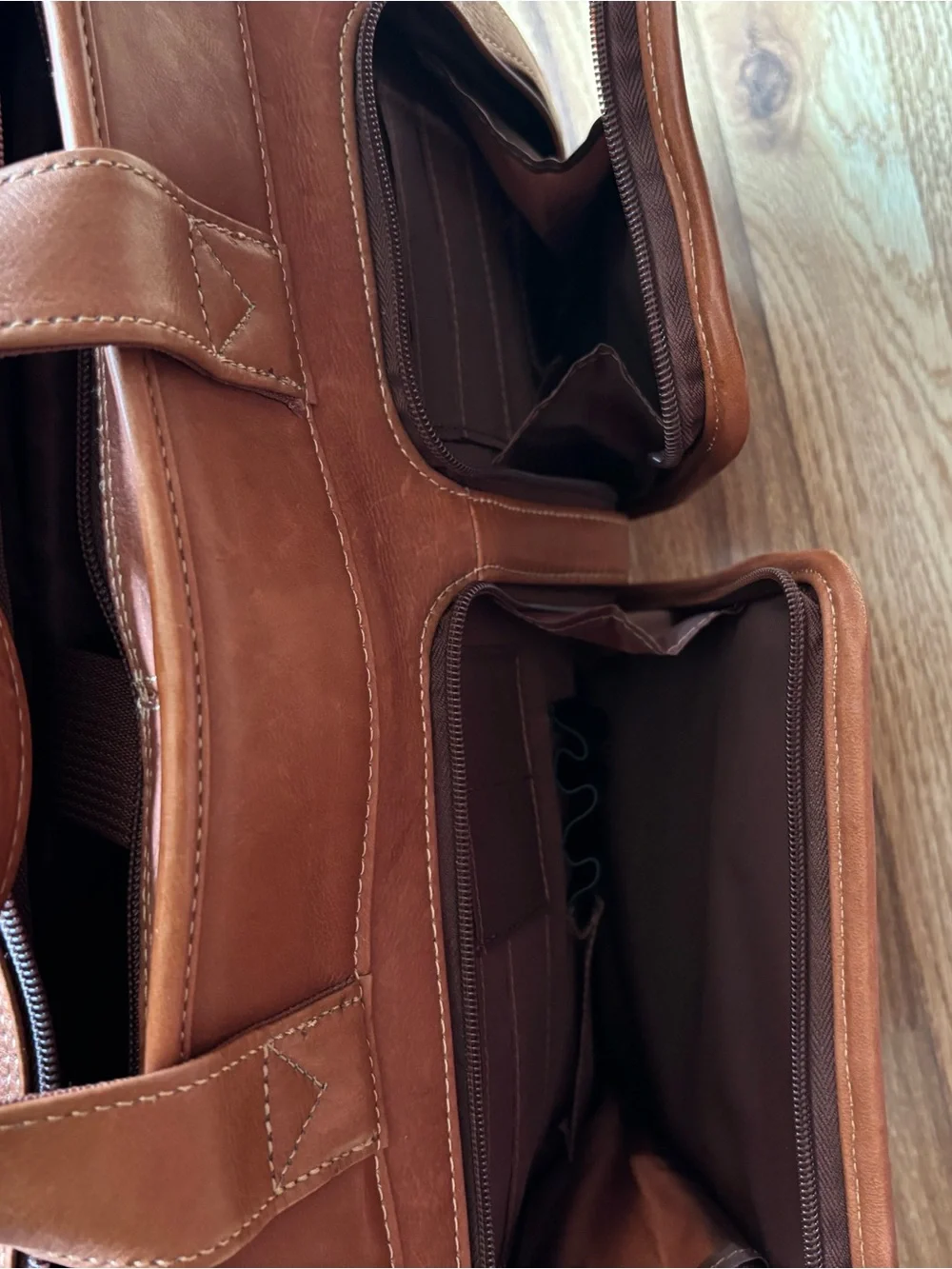 Vintage Brown Wilsons Leather Briefcase